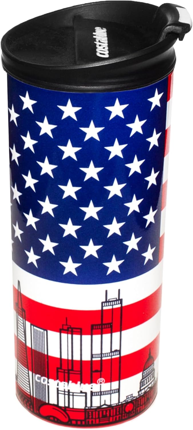 Travel Coffee Mug - 16 Oz. Stainless Steel Insulated Coffee Mug, Leak Proof Tumbler w/Dishwasher Safe Lid, Double Wall Travel Coffee Cup, Reusable Insulated Tumbler for Hot & Cold Beverages…