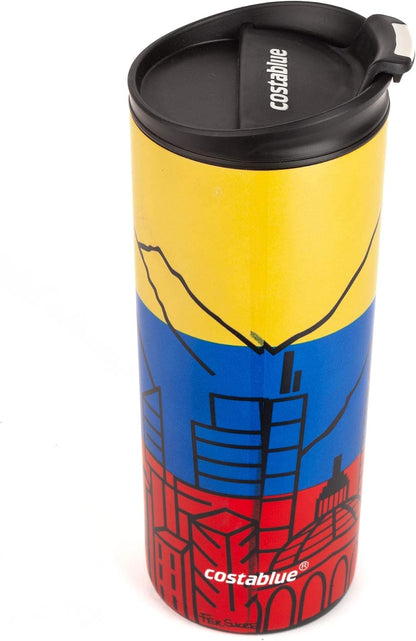 Travel Coffee Mug - 16 Oz. Stainless Steel Insulated Coffee Mug, Leak Proof Tumbler w/Dishwasher Safe Lid, Double Wall Travel Coffee Cup, Reusable Insulated Tumbler for Hot & Cold Beverages…
