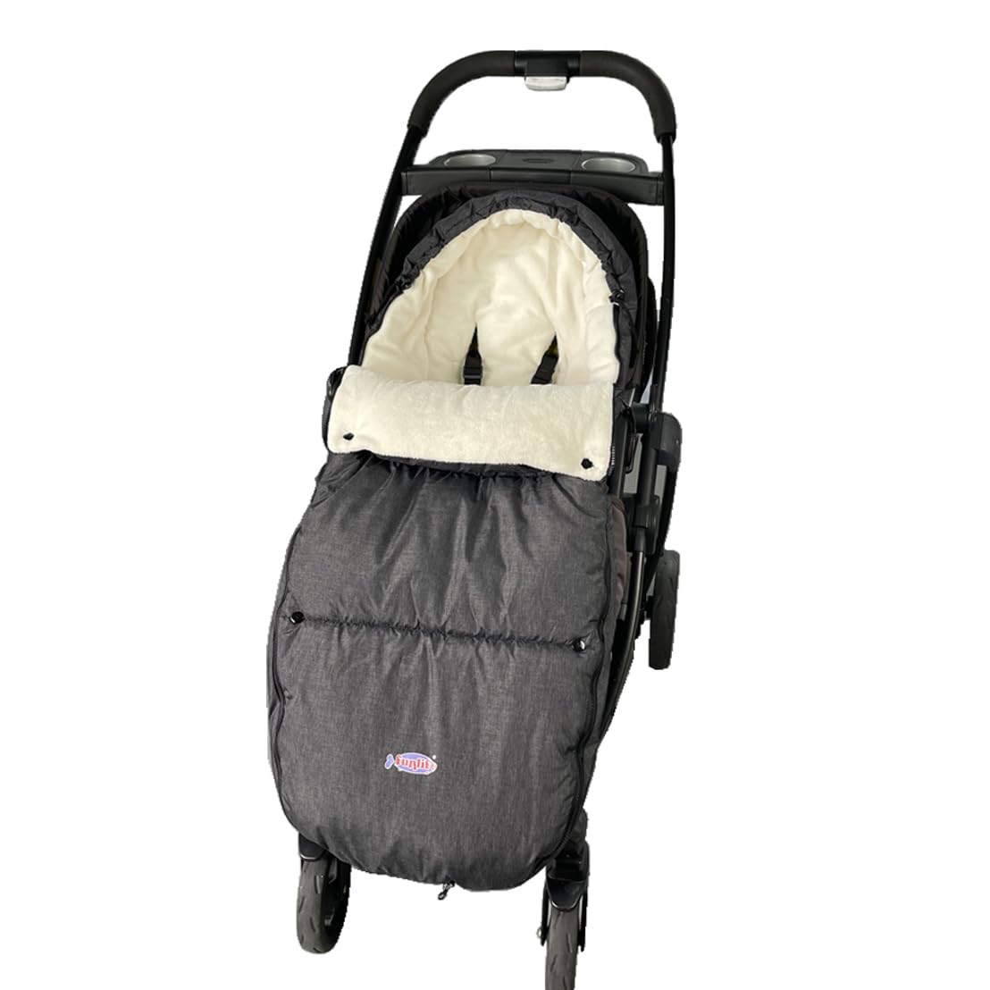 Cozy Toe Stroller Bunting Bag,Soft Coral Fleece Lining,Weather Proof Universal Footmuff Adaptable for Strollers Joggers Pushchair