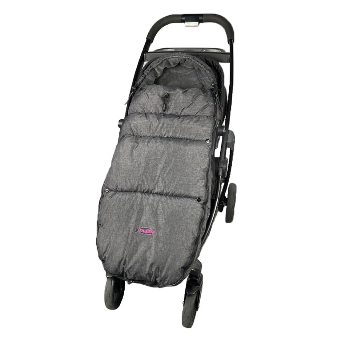 Cozy Toe Stroller Bunting Bag,Soft Coral Fleece Lining,Weather Proof Universal Footmuff Adaptable for Strollers Joggers Pushchair