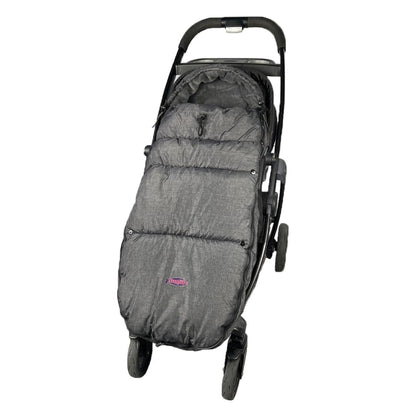 Cozy Toe Stroller Bunting Bag,Soft Coral Fleece Lining,Weather Proof Universal Footmuff Adaptable for Strollers Joggers Pushchair