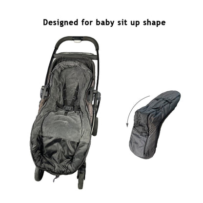 Cozy Toe Stroller Bunting Bag,Soft Coral Fleece Lining,Weather Proof Universal Footmuff Adaptable for Strollers Joggers Pushchair
