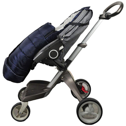 Cozy Toe Stroller Bunting Bag,Soft Coral Fleece Lining,Weather Proof Universal Footmuff Adaptable for Strollers Joggers Pushchair