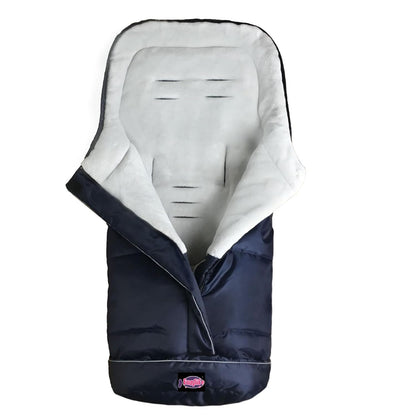 Cozy Toe Stroller Bunting Bag,Soft Coral Fleece Lining,Weather Proof Universal Footmuff Adaptable for Strollers Joggers Pushchair