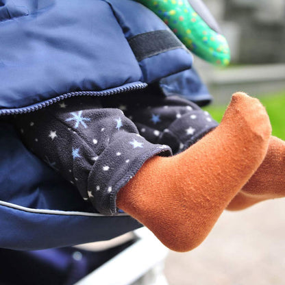 Cozy Toe Stroller Bunting Bag,Soft Coral Fleece Lining,Weather Proof Universal Footmuff Adaptable for Strollers Joggers Pushchair