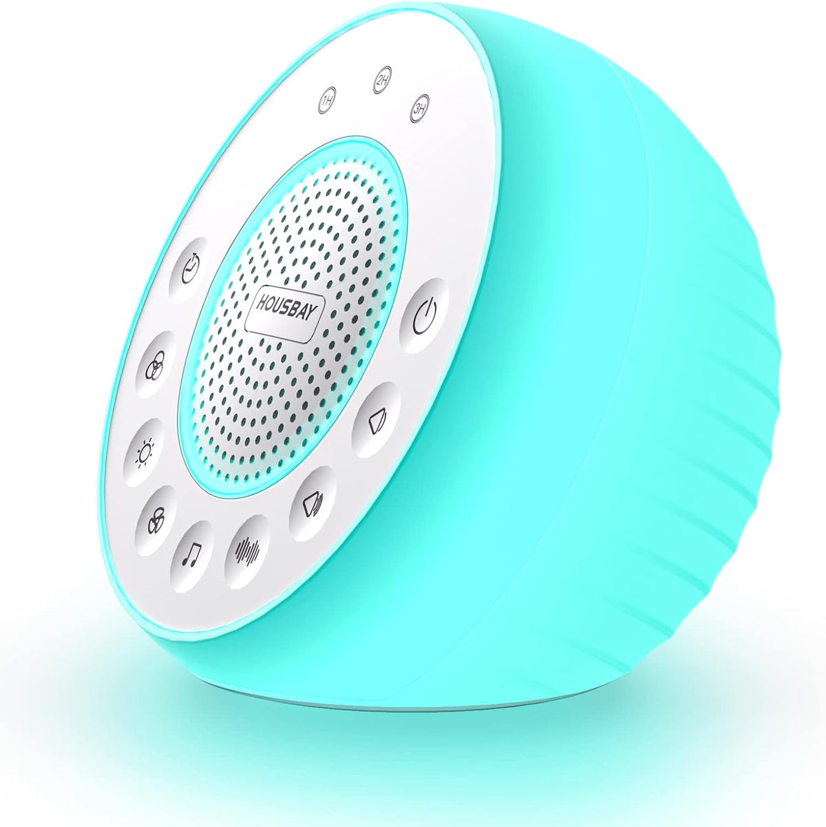White Noise Machine with 31 Soothing Sounds, 5W Loud Stereo Sound, Auto-Off Timer, Adjustable Volume, Sleep Sound Machine for Baby, Kid, Adult -Wood Grain