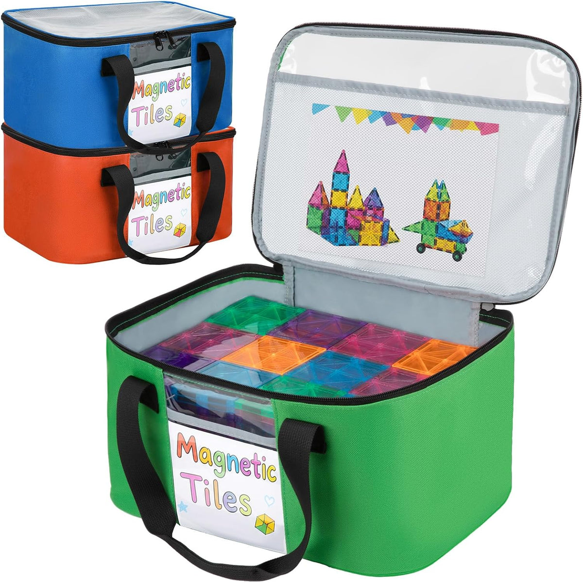 Magnetic Tiles Storage Bag Fit for Magnetic Tiles, LEGO, Toy