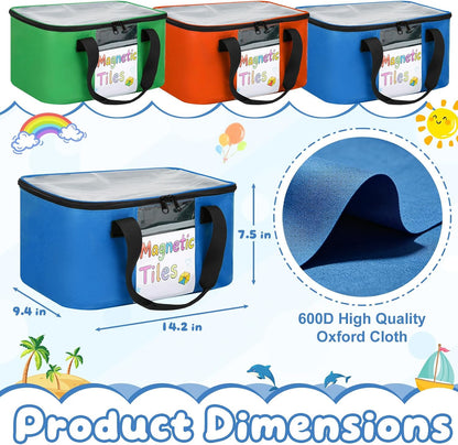 Magnetic Tiles Storage Bag Fit for Magnetic Tiles, LEGO, Toy