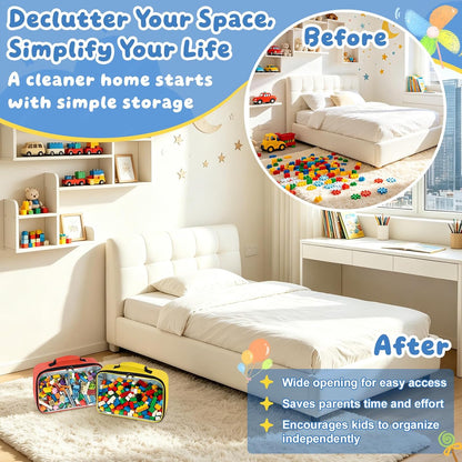 Magnetic Tiles Storage Bag Fit for Magnetic Tiles, LEGO, Toy
