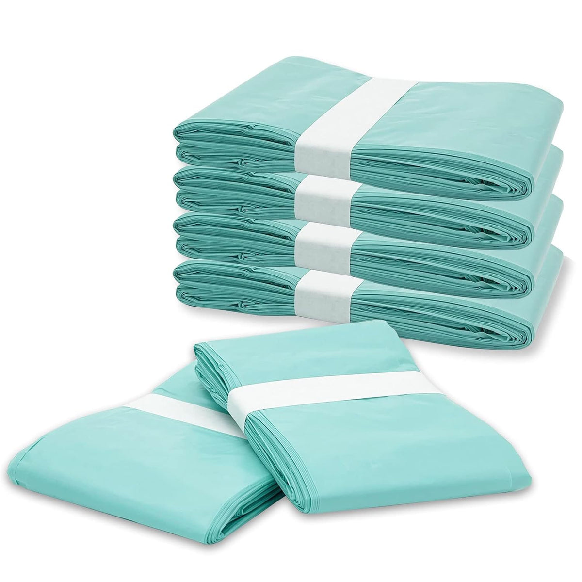Diaper Pail Liner Refills Bags Compatible with Janibell Akord 330 Series Adult Diaper System, Green, Lightly Scented, 8 Count