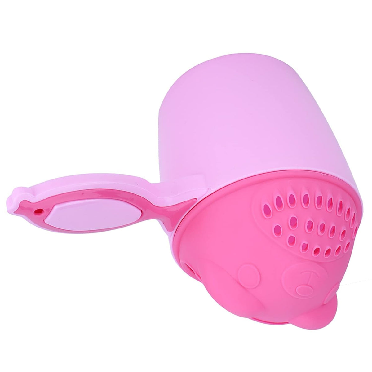 Baby Bath Shampoo Rinse Cup, Cute Shower Sprinkler Wash Hair Bathing Flusher Water Scoop for Eyes and Ears (Roseate)
