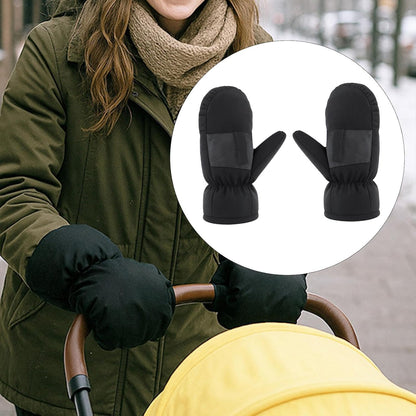 Oxford Cloth Pram Gloves Warm Stroller Hand Muff