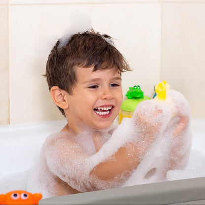 Bath Kneeler & Elbow Rest–Thick, Non-Slip 1-Piece Pads Protect Elbows and Knees, Mesh Pockets. Quick-Dry, Easy to Clean. Perfect for Bathing Babies and Pets (Cool Mint)
