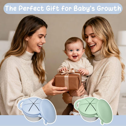 2 Pack Baby Stainless Steel Snack Containers for Kids