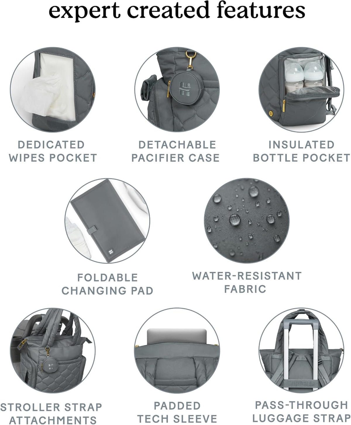 unisex-adult Cozy Hugpack Tote Diaper Bag