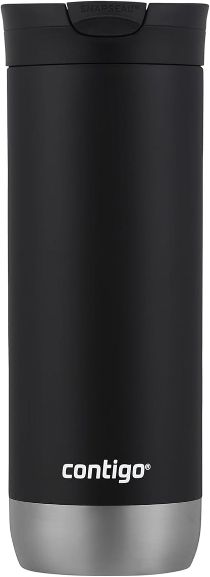 HuronTravel Mug Screw Cap Stainless Steel Drinking Cup