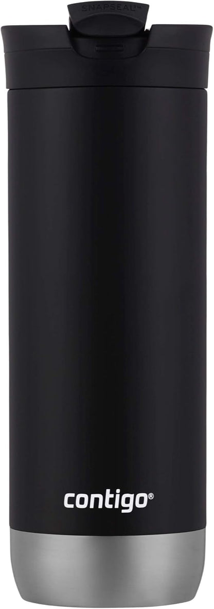 HuronTravel Mug Screw Cap Stainless Steel Drinking Cup