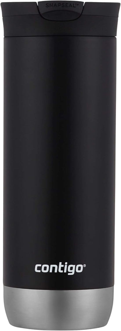HuronTravel Mug Screw Cap Stainless Steel Drinking Cup