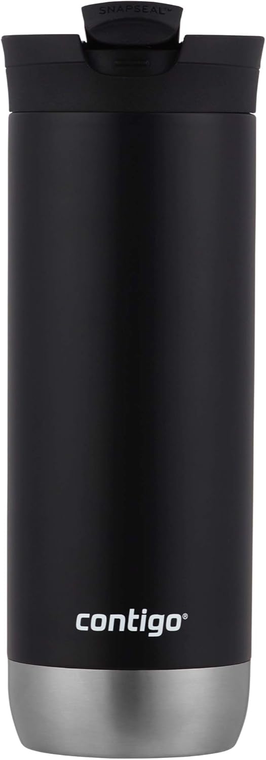 HuronTravel Mug Screw Cap Stainless Steel Drinking Cup