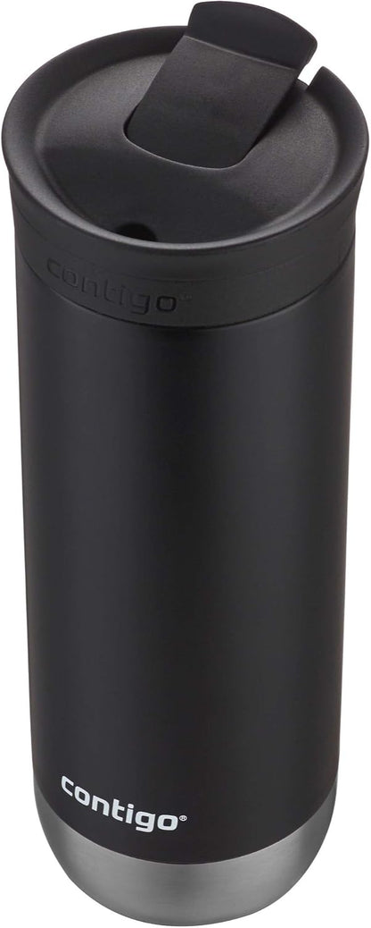 HuronTravel Mug Screw Cap Stainless Steel Drinking Cup