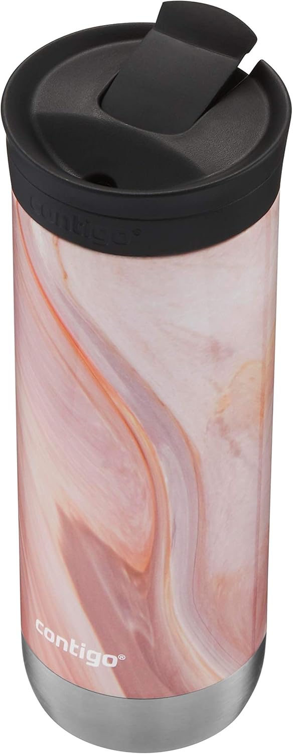 HuronTravel Mug Screw Cap Stainless Steel Drinking Cup