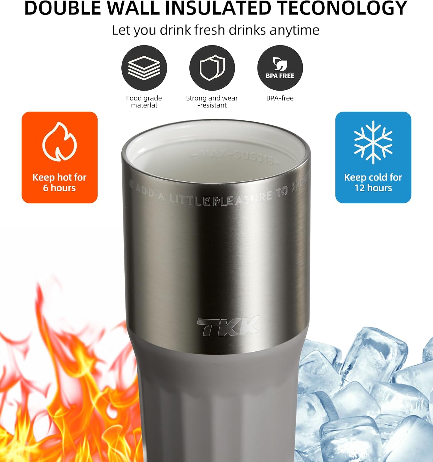 24 oz Ceramic Coated Tumbler with Straw Lid, 18/10 Stainless Steel Vacuum Tumblers, Leakproof Double Walled Car Cup with Handle & Tea Infuser& Dishwasher Safe, for Hot & Cold Drinks,Alpine Green