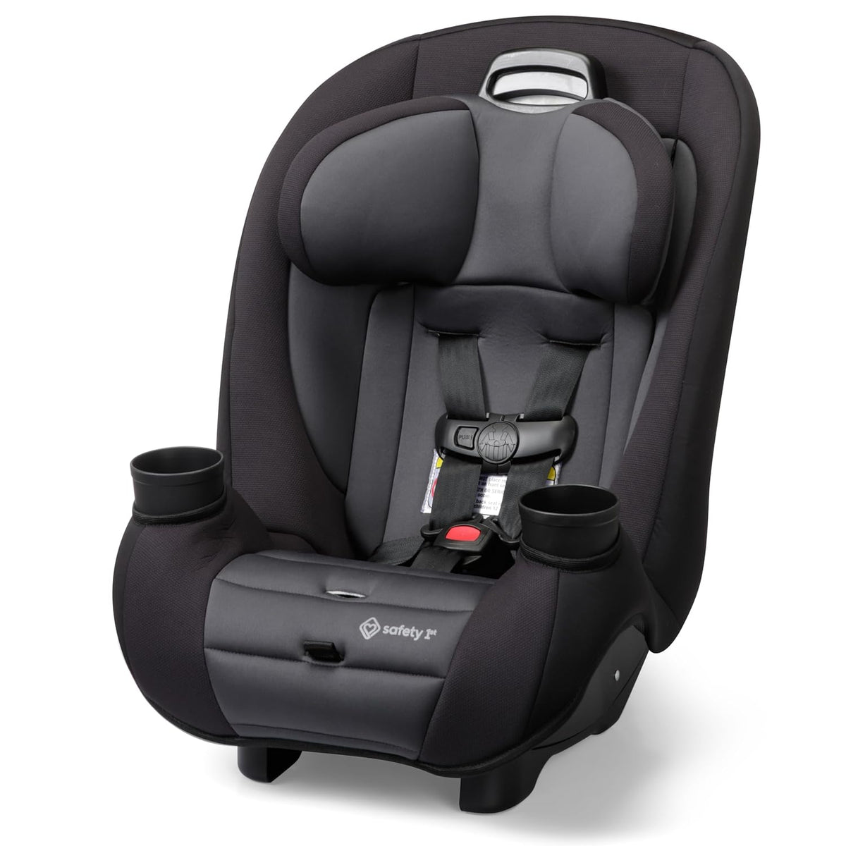 Ellaris 3-in-1 Convertible Car Seat, Slim Fit Design, Rear & Forward-Facing, 5-Position Headrest, Travel-Friendly with Machine-Washable Seat Pad, Smokey Haze
