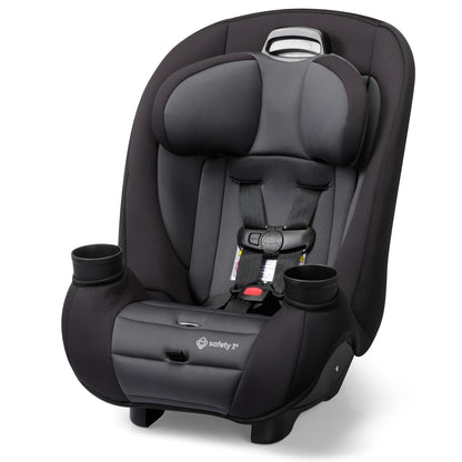 Ellaris 3-in-1 Convertible Car Seat, Slim Fit Design, Rear & Forward-Facing, 5-Position Headrest, Travel-Friendly with Machine-Washable Seat Pad, Smokey Haze