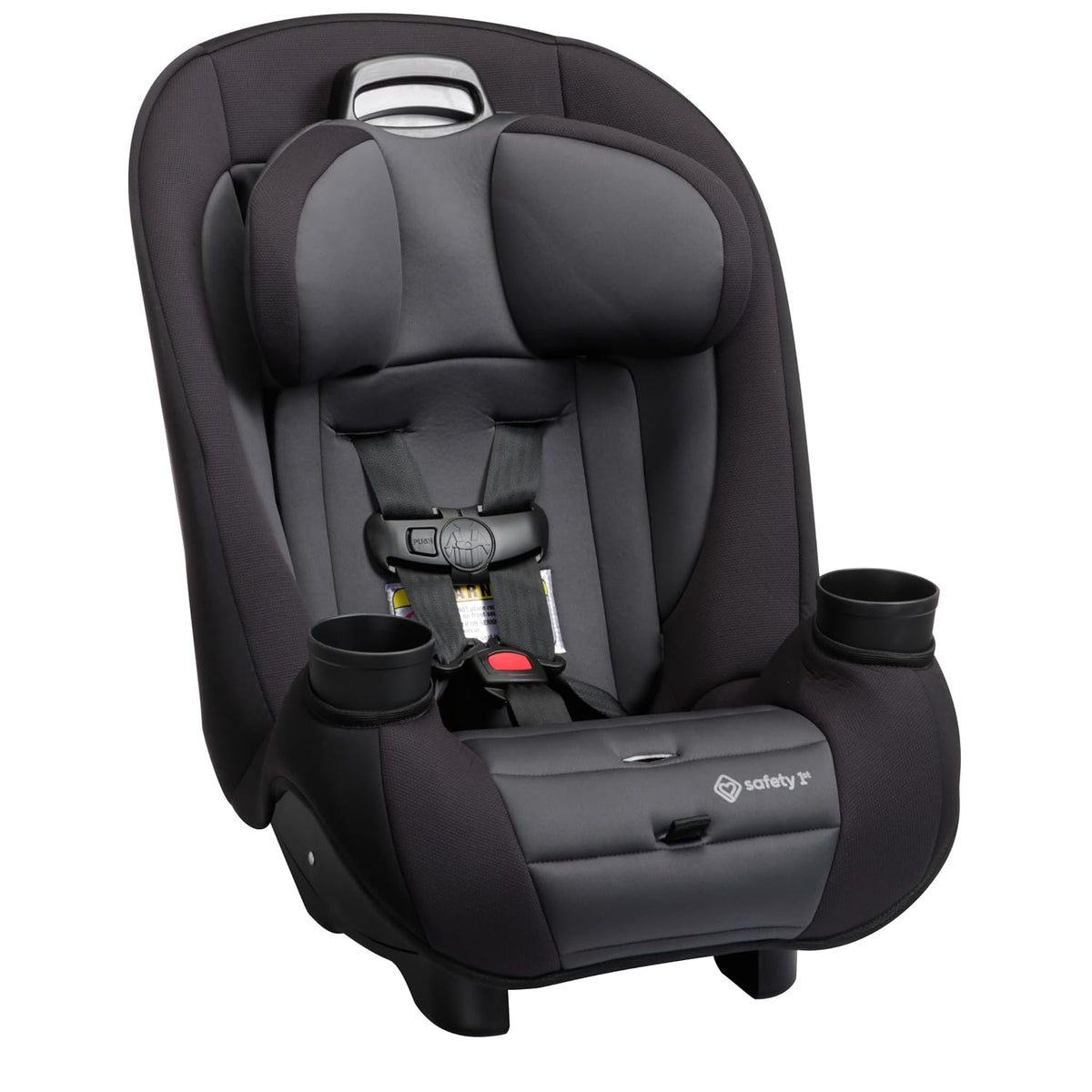 Ellaris 3-in-1 Convertible Car Seat, Slim Fit Design, Rear & Forward-Facing, 5-Position Headrest, Travel-Friendly with Machine-Washable Seat Pad, Smokey Haze
