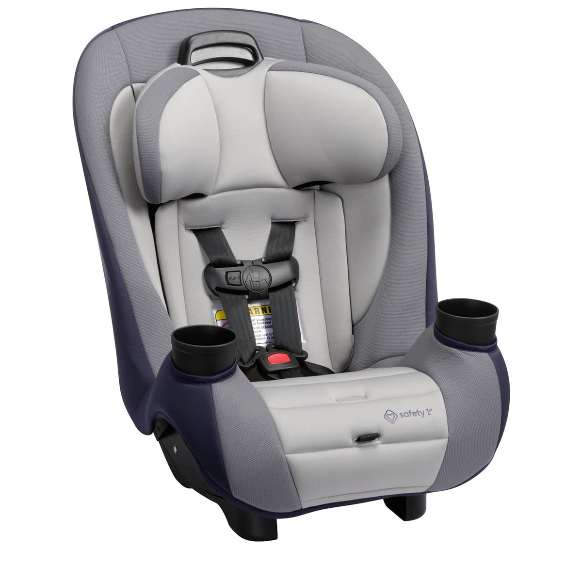 Ellaris 3-in-1 Convertible Car Seat, Slim Fit Design, Rear & Forward-Facing, 5-Position Headrest, Travel-Friendly with Machine-Washable Seat Pad, Smokey Haze