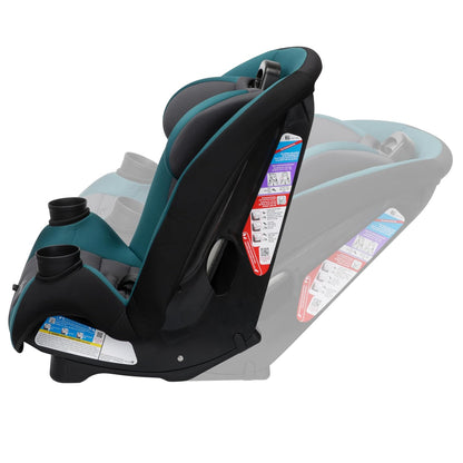 Ellaris 3-in-1 Convertible Car Seat, Slim Fit Design, Rear & Forward-Facing, 5-Position Headrest, Travel-Friendly with Machine-Washable Seat Pad, Smokey Haze