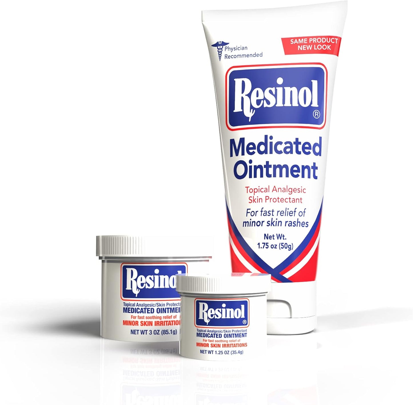 Medicated Ointment 1.75 oz Tube | Fast Soothing Relief of Skin Rashes & Irritations, Skin Protectant with Resorcinol and Petrolatum