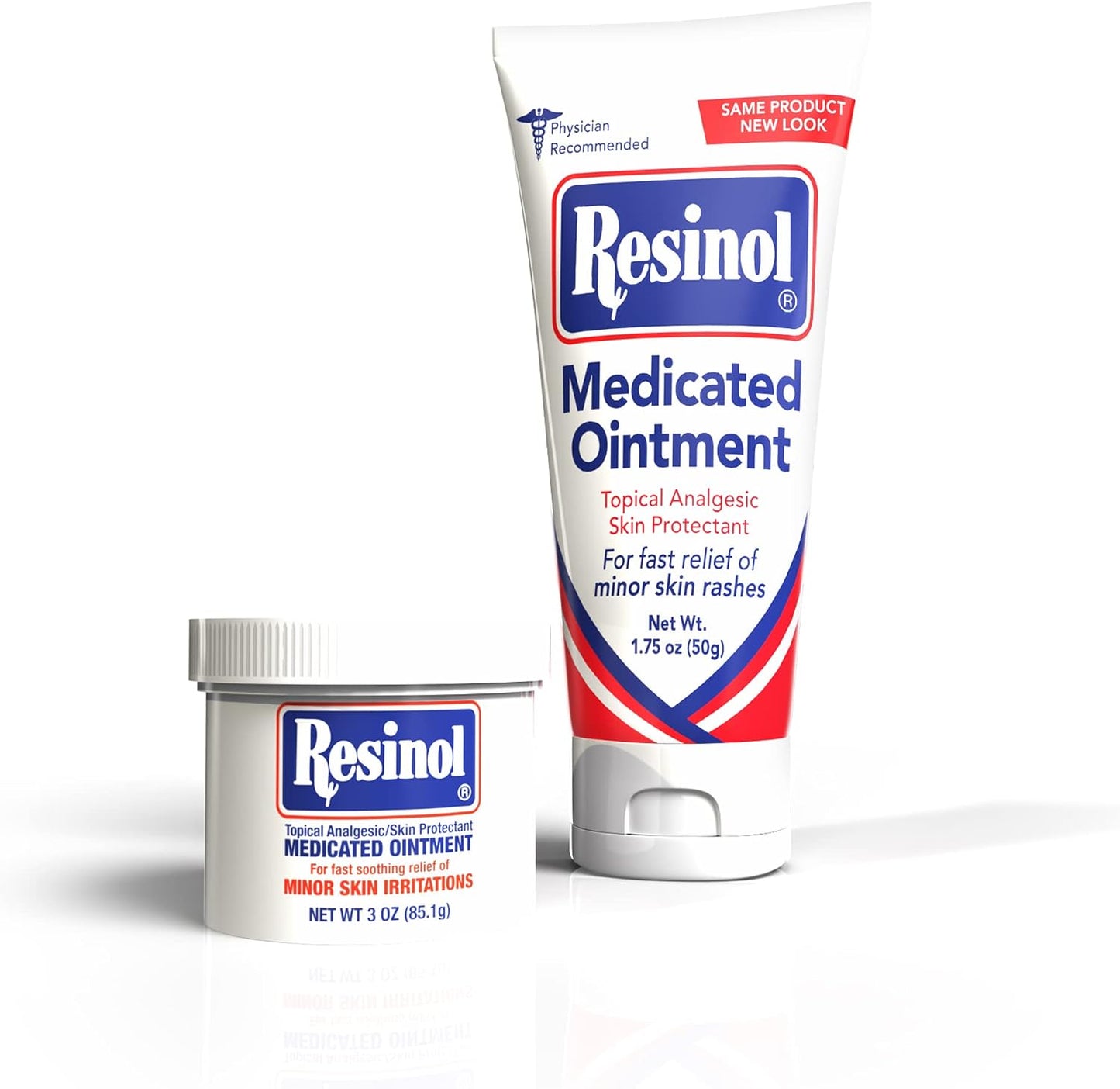Medicated Ointment 1.75 oz Tube | Fast Soothing Relief of Skin Rashes & Irritations, Skin Protectant with Resorcinol and Petrolatum
