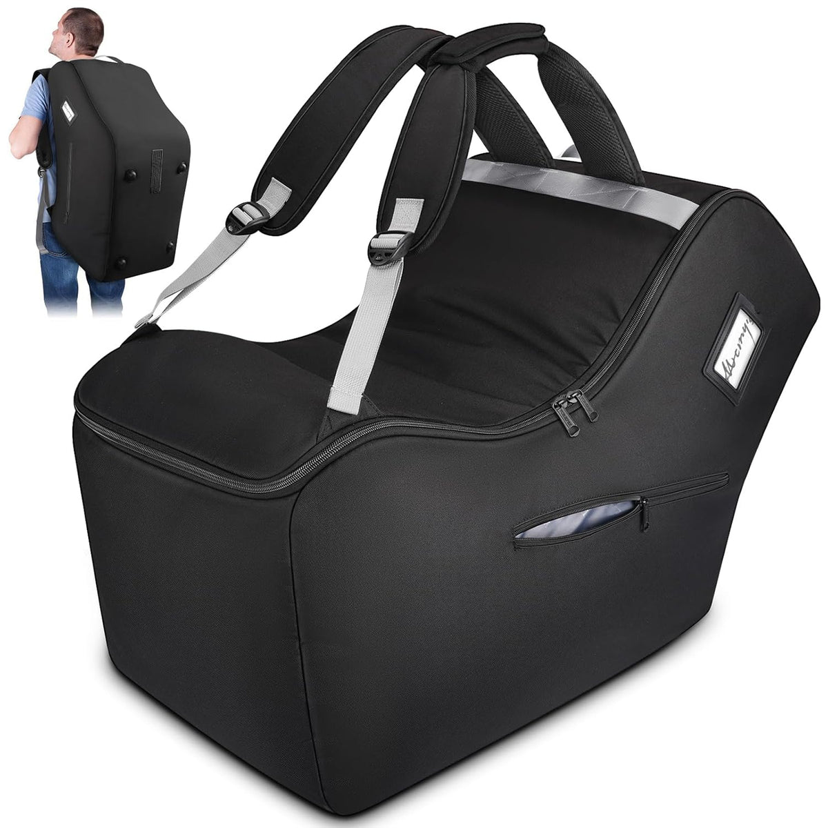 Padded Infant Car Seat Travel Bag Backpack