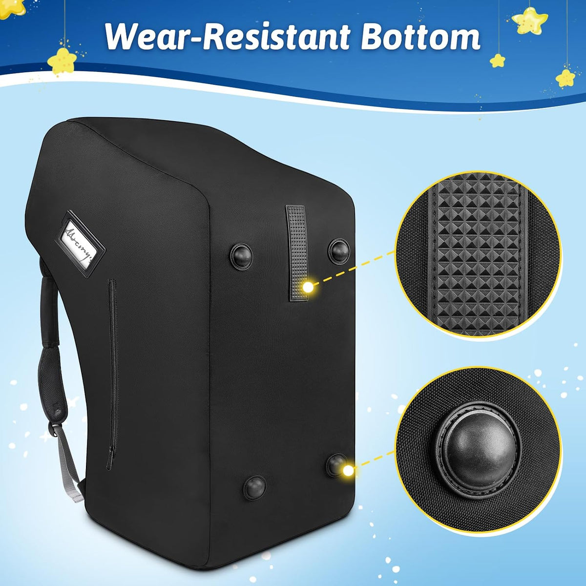 Padded Infant Car Seat Travel Bag Backpack