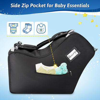 Padded Infant Car Seat Travel Bag Backpack