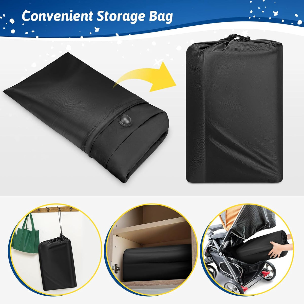Padded Infant Car Seat Travel Bag Backpack