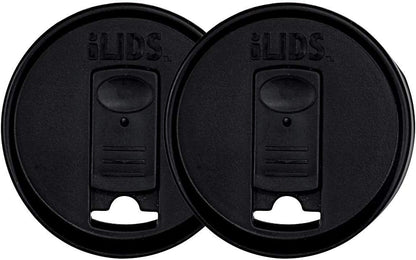 Mason Jar Drink Lid, Regular Mouth, Coral, 2 Pack, BPA-Free USA Made | Fits 2 3/4 in Ball & Kerr openings; spill-resistant for coffee, cold brew & iced tea; reusable, dishwasher-safe
