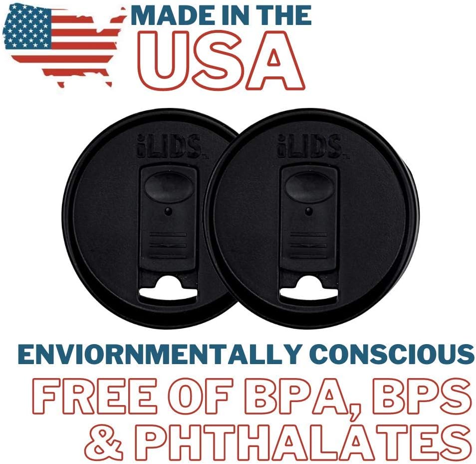 Mason Jar Drink Lid, Regular Mouth, Coral, 2 Pack, BPA-Free USA Made | Fits 2 3/4 in Ball & Kerr openings; spill-resistant for coffee, cold brew & iced tea; reusable, dishwasher-safe