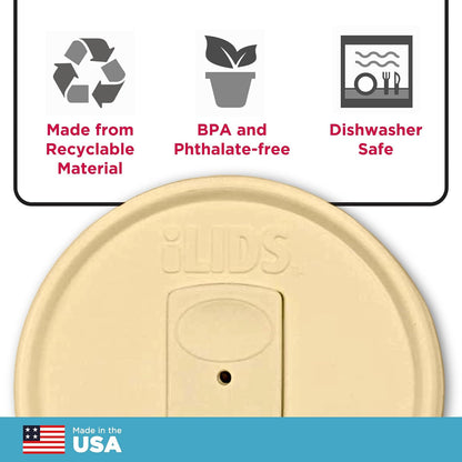 Mason Jar Drink Lid, Regular Mouth, Coral, 2 Pack, BPA-Free USA Made | Fits 2 3/4 in Ball & Kerr openings; spill-resistant for coffee, cold brew & iced tea; reusable, dishwasher-safe
