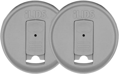 Mason Jar Drink Lid, Regular Mouth, Coral, 2 Pack, BPA-Free USA Made | Fits 2 3/4 in Ball & Kerr openings; spill-resistant for coffee, cold brew & iced tea; reusable, dishwasher-safe