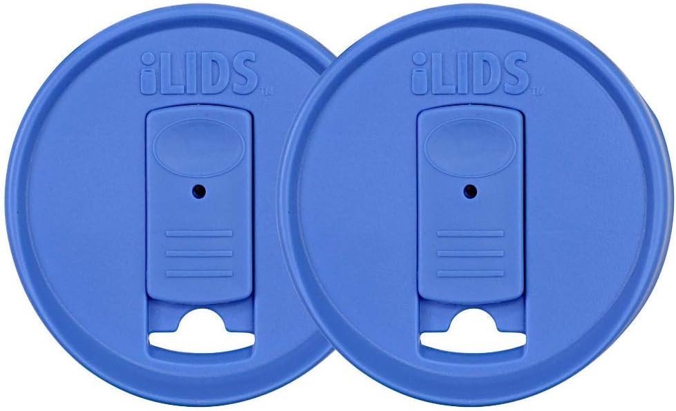 Mason Jar Drink Lid, Regular Mouth, Coral, 2 Pack, BPA-Free USA Made | Fits 2 3/4 in Ball & Kerr openings; spill-resistant for coffee, cold brew & iced tea; reusable, dishwasher-safe