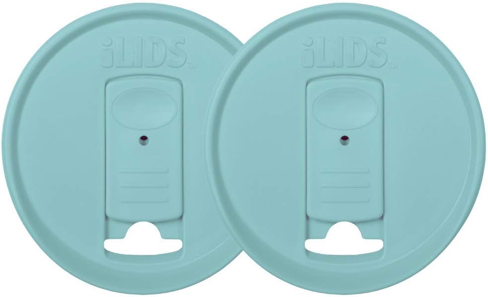 Mason Jar Drink Lid, Regular Mouth, Coral, 2 Pack, BPA-Free USA Made | Fits 2 3/4 in Ball & Kerr openings; spill-resistant for coffee, cold brew & iced tea; reusable, dishwasher-safe