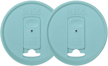 Mason Jar Drink Lid, Regular Mouth, Coral, 2 Pack, BPA-Free USA Made | Fits 2 3/4 in Ball & Kerr openings; spill-resistant for coffee, cold brew & iced tea; reusable, dishwasher-safe