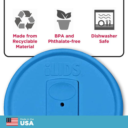 Mason Jar Drink Lid, Regular Mouth, Coral, 2 Pack, BPA-Free USA Made | Fits 2 3/4 in Ball & Kerr openings; spill-resistant for coffee, cold brew & iced tea; reusable, dishwasher-safe