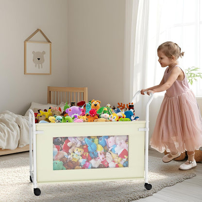 Extra Large Toy Box for Kids, Heavy Duty Toy Storage Organizer, Black
