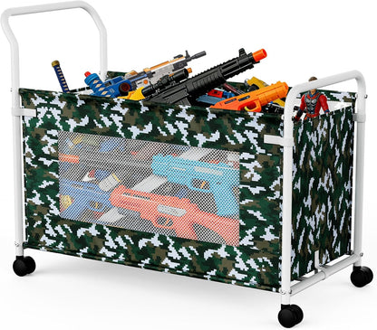 Extra Large Toy Box for Kids, Heavy Duty Toy Storage Organizer, Black
