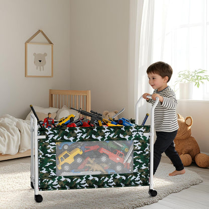 Extra Large Toy Box for Kids, Heavy Duty Toy Storage Organizer, Black