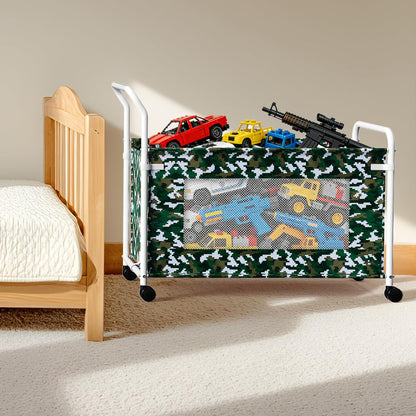 Extra Large Toy Box for Kids, Heavy Duty Toy Storage Organizer, Black