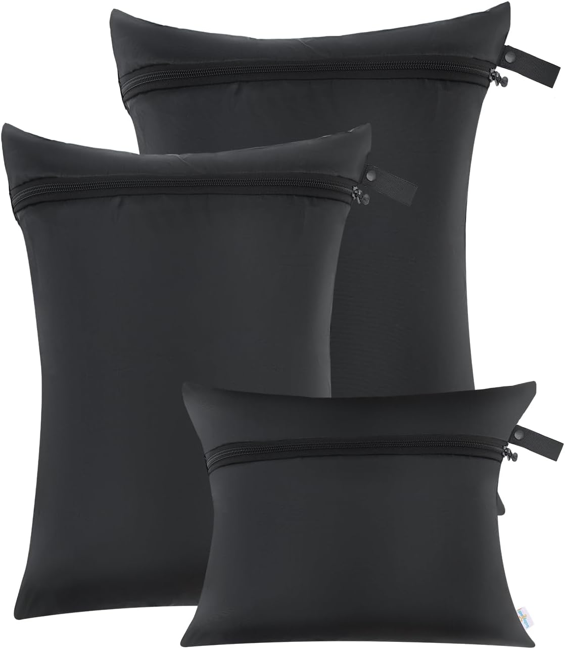 Wet Dry Bags 3 Pack, Travel Pouches for Swimsuits & Wet Clothes